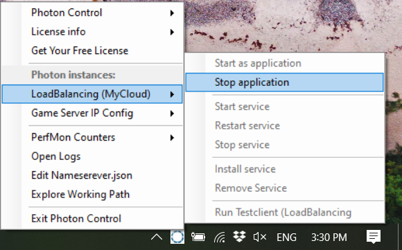 Stop LoadBalancing from PhotonControl