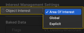 networkobject objectinterest options