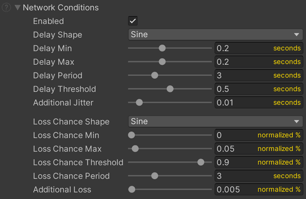 network conditions