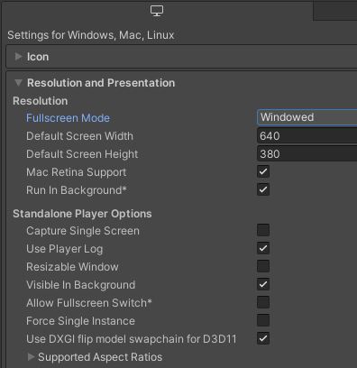 fusion stage screen sharing recorder unity parameters