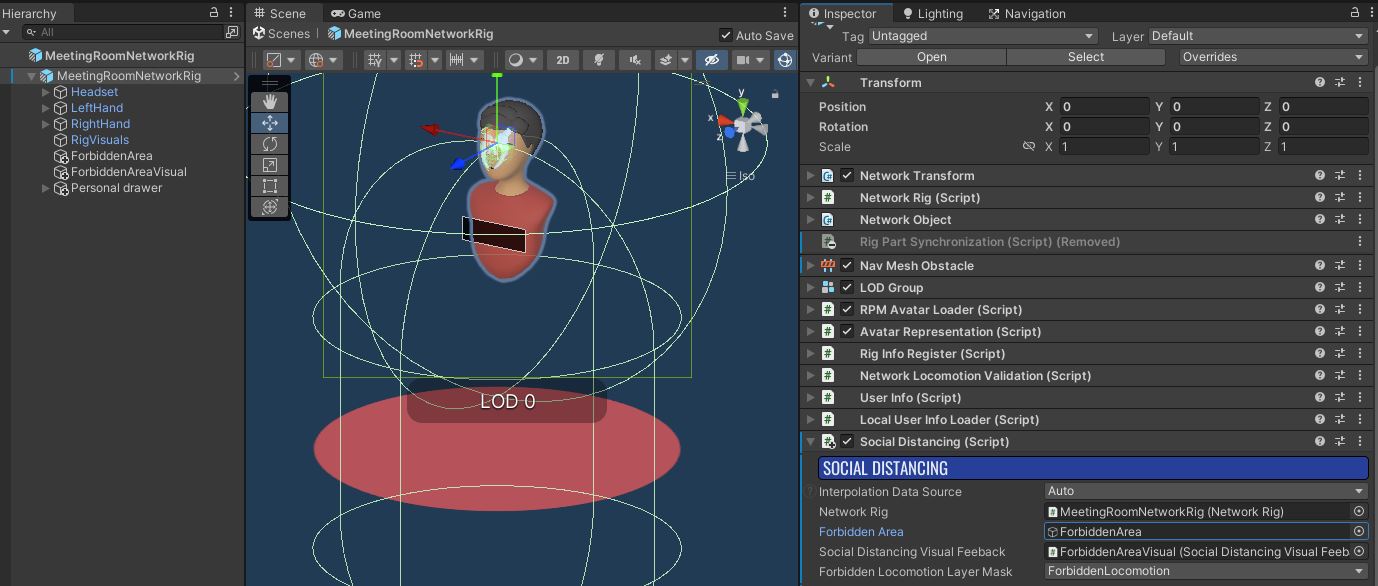 Fusion XR-prototyping-modules Social Distancing