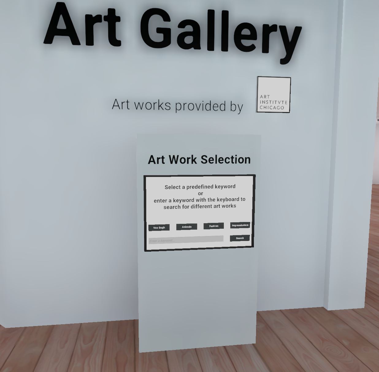 fusion metaverse art gallery