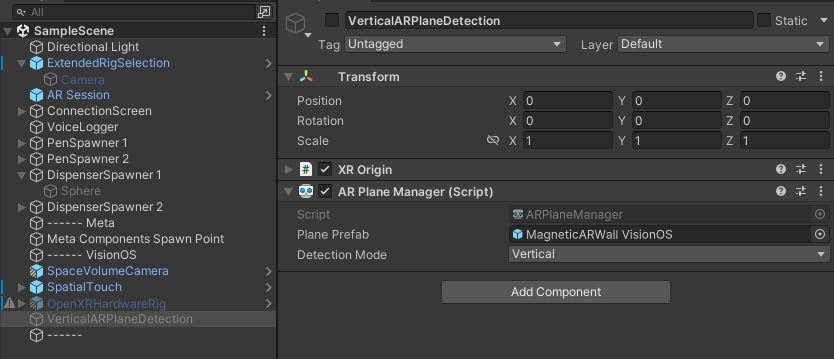 Apple Vision Pro Plane Detection