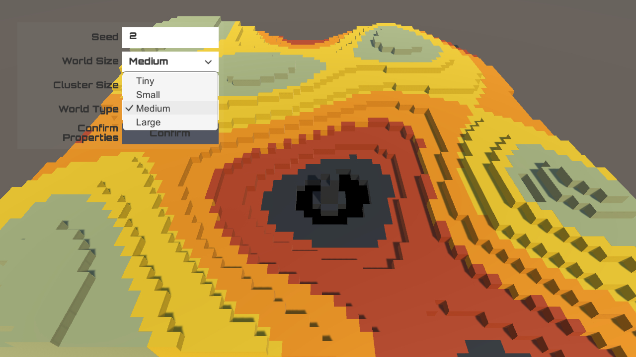 procedural 데모 스크린샷