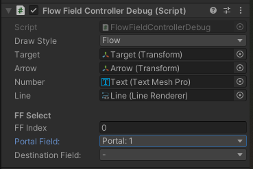 Flow Field Controller Debug