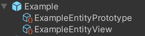 Entity Prototype Asset and 