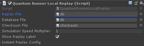 Quantum Runner Local Replay