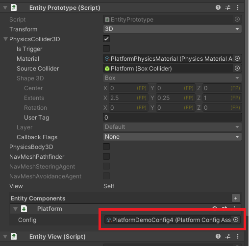 Setting Platform Config