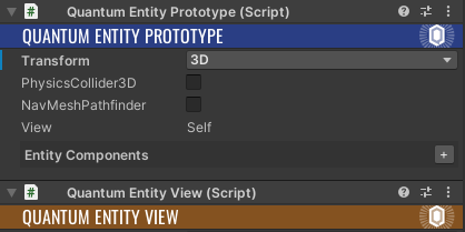 entity prototype with entity view