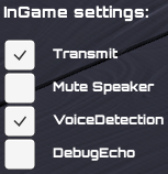 PUN Voice Demo In-Game Settings